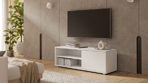 Obrazek Szafka RTV VIVA 110 cm - kolor Biały