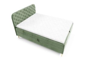 Obrazek Łóżko kontynentalne Lottin 200x200 zielony
