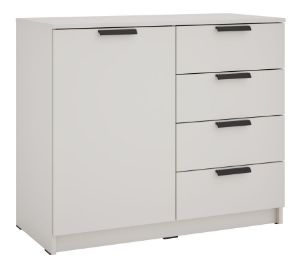 Komoda jednodrzwiowa z szufladami Ava 01 1D4S kaszmir