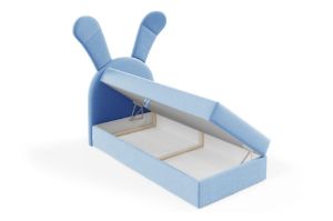 Obrazek Łożko kontynentalne Rubbit 100x200 niebieski