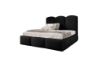 Obrazek Łóżko tapicerowane Prasno 120x200 czarny