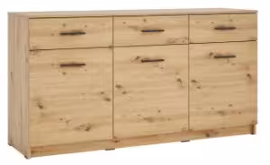 Obrazek Komoda trzydrzwiowa z szufladami Alfa 3D3S Typ 4 dąb artisan
