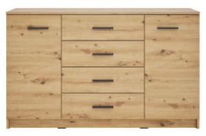 Obrazek Komoda szeroka Alfa 2D4S Typ 2 dąb artisan