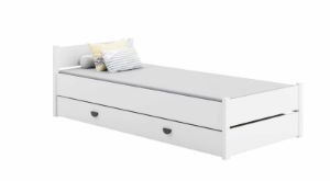 Obrazek Łóżko MARCEL 200x90 białe z szufladą