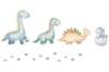 Obrazek Łóżko podwójne LUK 160x80 Dinozaury