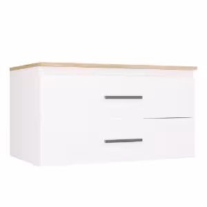Obrazek Szafka pod umywalkę Sandra 802S biały/dąb artisan