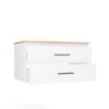 Obrazek Szafka pod umywalkę Sandra 802S biały/dąb artisan