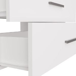 Obrazek Szafka pod umywalkę Sandra 802S biały/dąb artisan