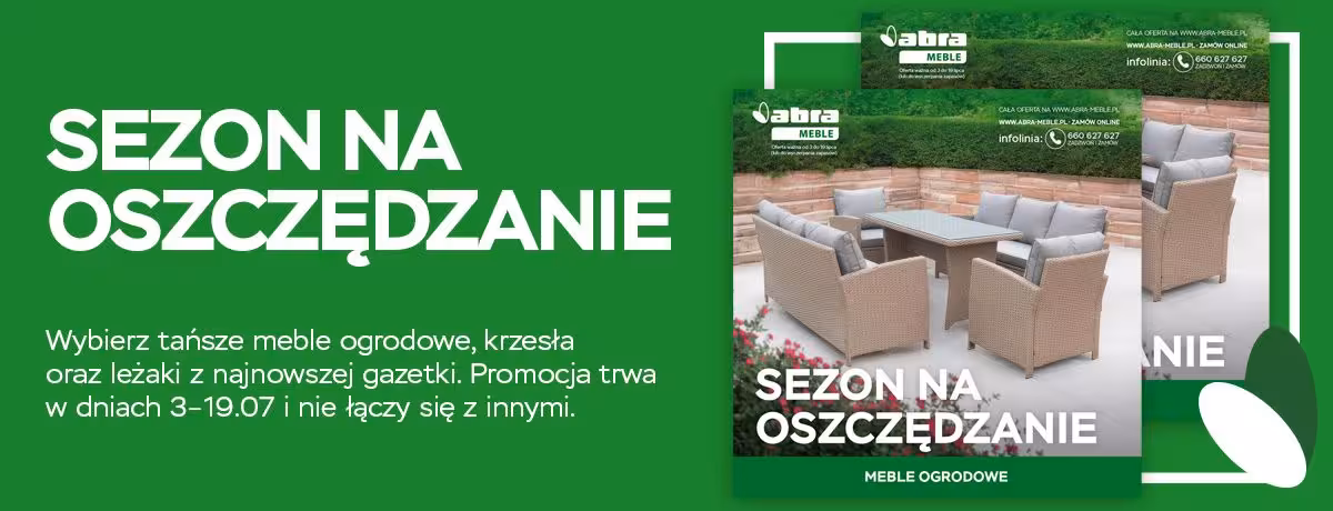 Nowa gazetka - meble ogrodowe