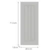 Obrazek Front kuchenny D30(L/P)  H5 K252 Biały Gr I