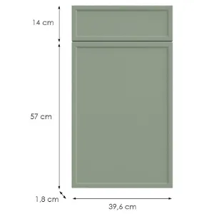 Obrazek Front kuchenny D40s1(L/P) O6 K-279 Oliwka Grii