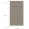 Obrazek Front kuchenny D40s1 L Q2 K204 Capuccino Mat Gri