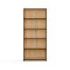 Obrazek Regał Basic 80 dąb artisan/czarny