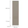 Obrazek Front kuchenny D60rwn(L/P)  V6 K257 Kaszmir Mat Grii