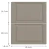 Obrazek Front kuchenny D60s2+1  V6 K257 Kaszmir Mat Grii