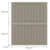 Obrazek Front kuchenny D60s2+1 H5 K257 Kaszmir Mat Grii