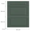 Obrazek Front kuchenny D60s3  V6 K274 Zielony Labrador Gri
