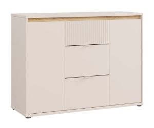 Obrazek Komoda dwudrzwiowa z szufladami Avellin dąb mauvella D108/piaskowy U60