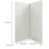 Obrazek Front kuchenny D90n L9 K900 Bianco Hg Griii
