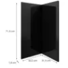 Obrazek Front kuchenny D90n L9 K165 Czarny Hg Griii