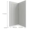 Obrazek Front kuchenny D90n  H5 K252 Biały Gr I