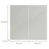 Obrazek Front kuchenny D80 L9 K900 Bianco Hg Griii