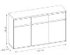 Obrazek Komoda 3D3S Calzado ZAPK04