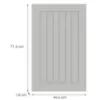 Obrazek Front kuchenny G45(72)(L/P) H5 K252 Biały Gr I
