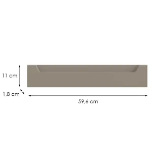 Obrazek Front kuchenny D60zk Q2 K204 Capuccino Mat Gri