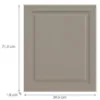 Obrazek Front kuchenny G60(72)(L/P)  V6 K257 Kaszmir Mat Grii