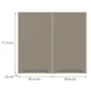 Obrazek Front kuchenny G80(72) Q2 K204 Capuccino Mat Gri