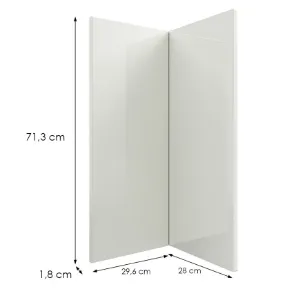 Obrazek Front kuchenny G60n2(72) L9 K900 Bianco Hg Griii