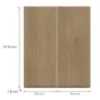 Obrazek Front kuchenny G80(100)  T8 K282 Dąb Cremona Grii