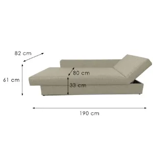 Obrazek Tapczan Karol z oparciem P Barrel 19
