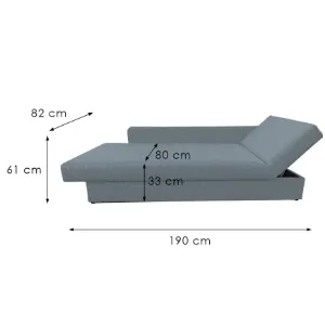 Obrazek Tapczan Karol z oparciem P Barrel 74