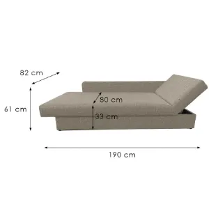 Obrazek Tapczan Karol z oparciem P Barrel 21
