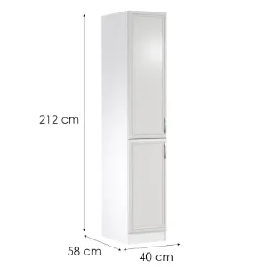 Obrazek Szafka Kuchenna Sycylia D40sp L Biały/Dąb Lancelot