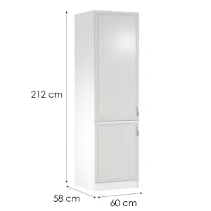 Obrazek Szafka Kuchenna Sycylia D60zl L Biały/Dąb Lancelot