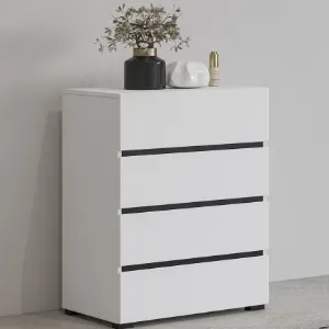 Obrazek Komoda Cross 27 Biały/Czarny