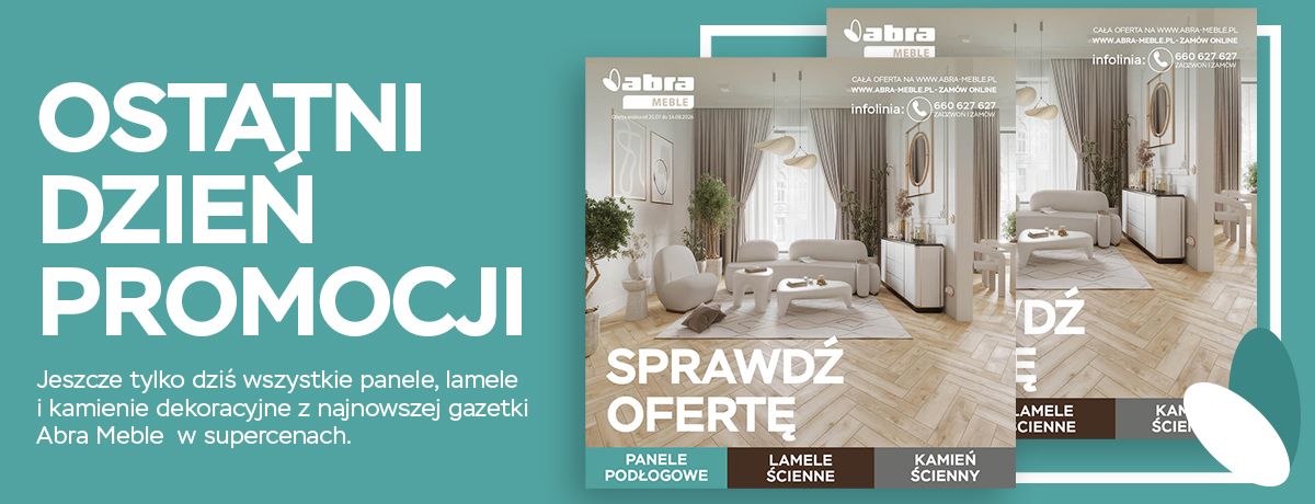 Nowa gazetka - panele, lamele, kamień ...