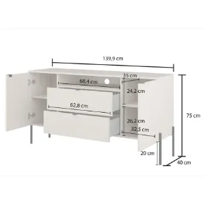 Obrazek Komoda 2d2s Ore 26  Kaszmir/Ryfel