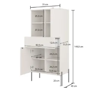 Obrazek Komoda 2d1s Ore 42 Wysoka Kaszmir/Ryfel