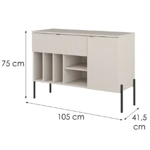 Obrazek Komoda 1d1s Ore 45 Kaszmir/Ryfel