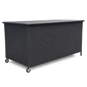 Obrazek Skrzynia ogrodowa Tejn technorattan 80x80x160 black