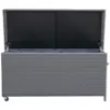Obrazek Skrzynia ogrodowa Tejn technorattan 55x64x136 grey