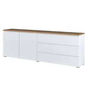 Obrazek Komoda 2d3s Modo 28 200cm Dąb Mauvella/Biały