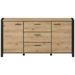 Obrazek Komoda 2d3s Aktiv 26 Dąb Taurus/Czarny