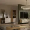 Obrazek Komoda Elora 8 Dąb Wiosenny/Macadamia