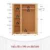 Obrazek Szafa 30500315 Pelle 3d Sosna Natural