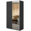 Obrazek Szafa 120cm Beta 54  Czarny/Lustra